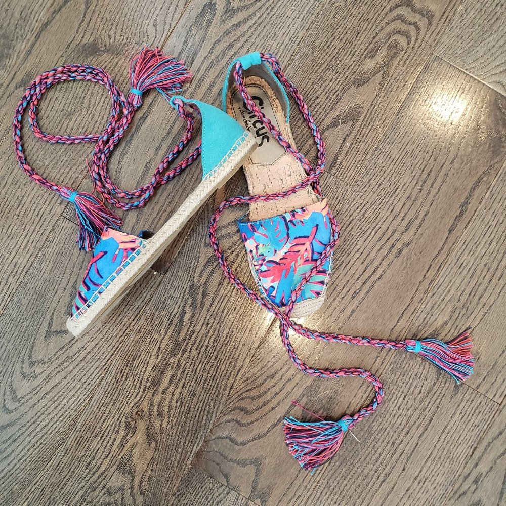 Circus by Sam Edelman ankle wrap espadrilles